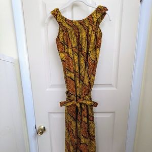 Ugandan Kitenge High-Low Dress